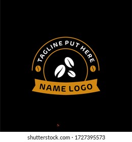 Design-Vorlage für das Coffee Shop Logo. Retro-Kaffeemaschine Logo des Cafés. Kaffee. Vektorgrafik.