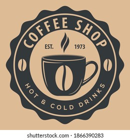 Coffee Shop Logo Design Template Vector Stock Vector (Royalty Free ...