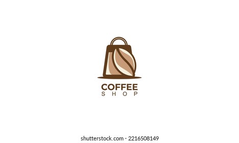 Coffee shop logo design template and vector

