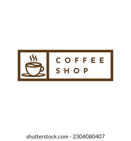 Coffee shop logo design template. Modern Coffee logo design ideas