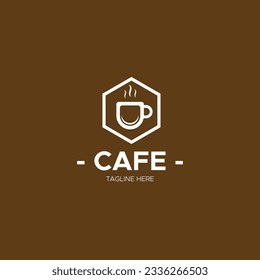 coffee shop logo design template 