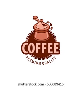 Coffee shop logo design template