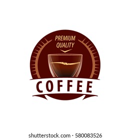 Coffee shop logo design template