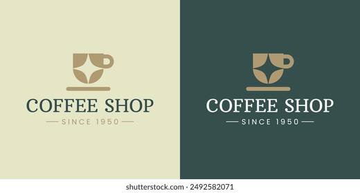 coffee shop logo  design templates