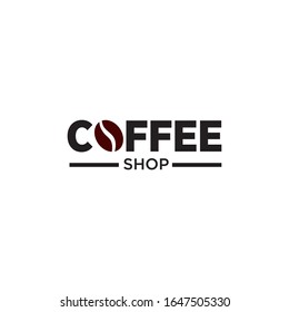 Coffee shop logo design vector template illustration