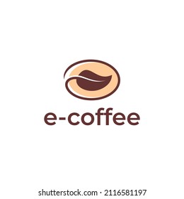 Coffee shop logo design vector illustration