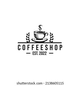 Logo-Design des Coffee-Shop-Vektorgrafik