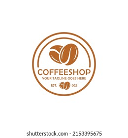 Diseño vectorial del logotipo de la cafetería