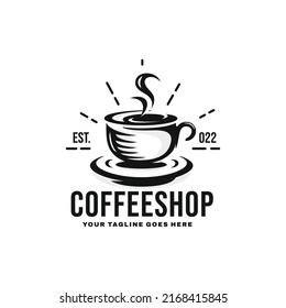 Coffee Shop Logo Design Vector Coffee Stock Vector (Royalty Free ...