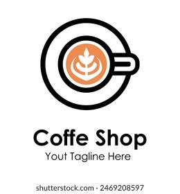 Coffee shop logo design vector
