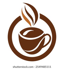 Coffee Shop Logo Design Vector Illustration - Perfect for Cafes, Restaurant