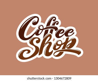 Coffee shop logo. elements for coffee shop, market, cafe design, restaurant menu and shop.