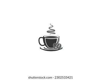 Logotipo de café, diseño de logotipo plano, diseño de café, logotipo de café - Vectores gratuitos y PSD para descargar, Ilustración de vectores de diseño de café. Logotipo de café vintage