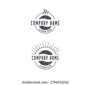 coffee shop logo hot coffee