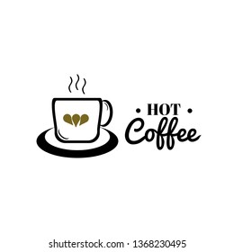 Coffee Shop Logo Icon Simple Vector