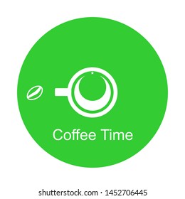 coffee shop logo icon template design vector illustration