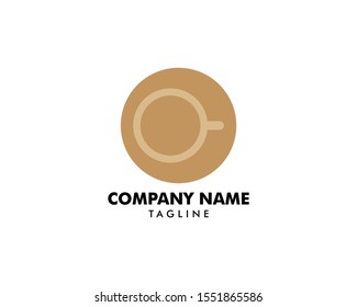 Coffee Shop Logo Icon Template Design Vector Illustration