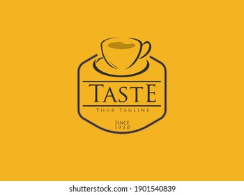 Coffee shop logo icon template design