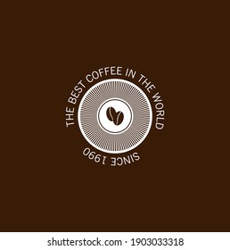 Coffee Shop Logo Icon Template Design