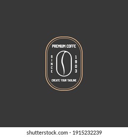 Coffee shop logo icon template design