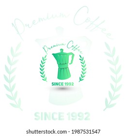 Coffee shop logo icon template design