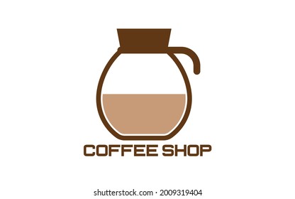 coffee shop logo icon template