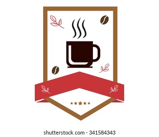 coffee shop logo icon vector