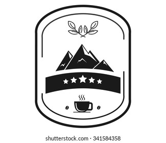 coffee shop logo icon vector