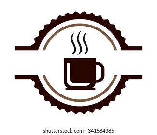 coffee shop logo icon vector