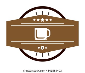 coffee shop logo icon vector