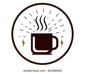 coffee shop logo icon vector