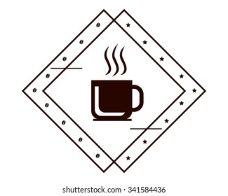 coffee shop logo icon vector