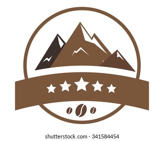 coffee shop logo icon vector