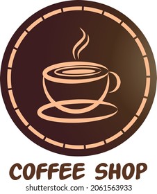 Coffee shop logo. Coffee shop icon.coffee shop vector design.