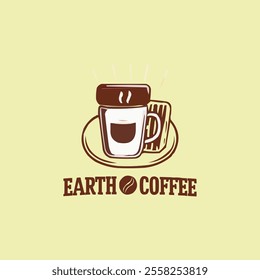 Coffee shop logo in illustrator