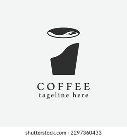 coffee shop logo image design, mug coffee icon design.