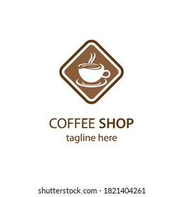 Coffee shop logo images illustration design