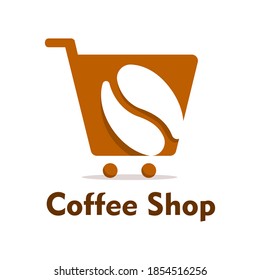 Coffee shop logo minimalist simple for coffee shop or 
café