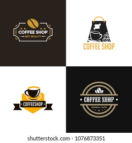 Coffee Shop Logo set Design