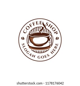 Coffee, coffee shop logo template