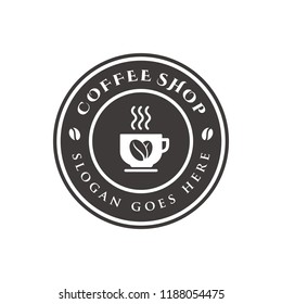 Coffee Coffee Shop Logo Template Stock Vector (Royalty Free) 1188054256