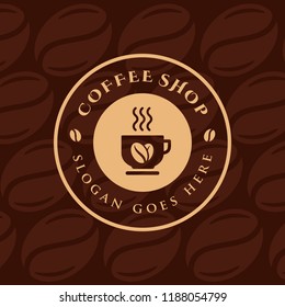 Coffee, coffee shop logo template
