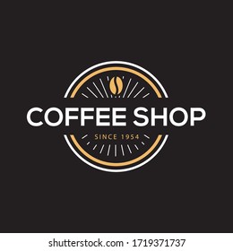 Vorlage für das Coffee Shop-Logo - Kaffeelogo
