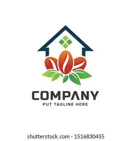 Coffee shop logo template for company 
