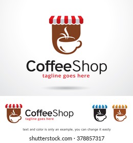 Coffee Shop Logo Template Design Vector 