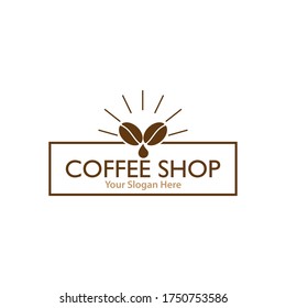 Coffee shop Logo Template vector icon design