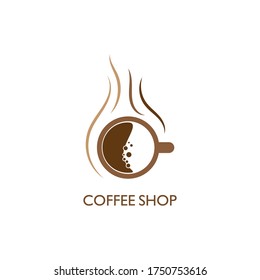 Coffee shop Logo Template vector icon design