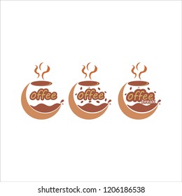 Coffee shop logo. Trendy vector concept