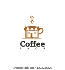 coffee shop logo and vector 