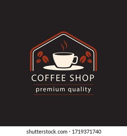 Coffee shop-Logo - Coffee shop-Vektorlogo